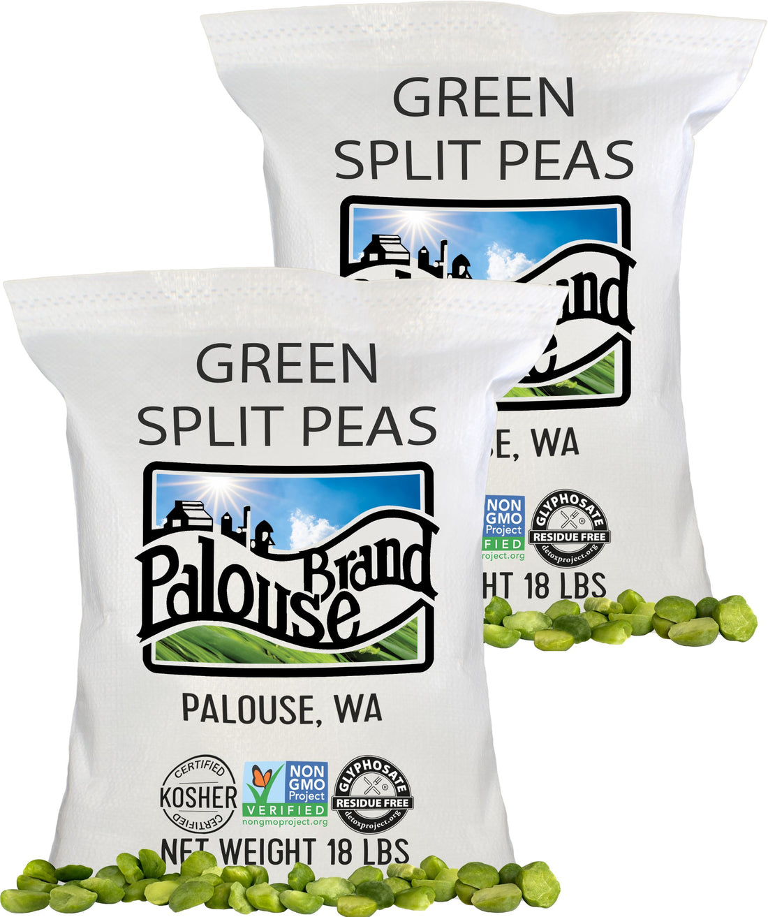 green split peas 36 lbs