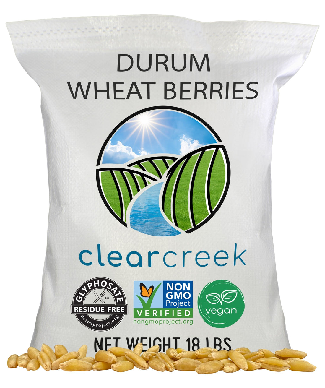 Durum wheat berries 18 lbs