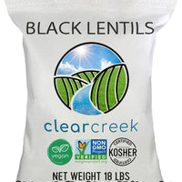 Beluga Black lentils 18 lbs