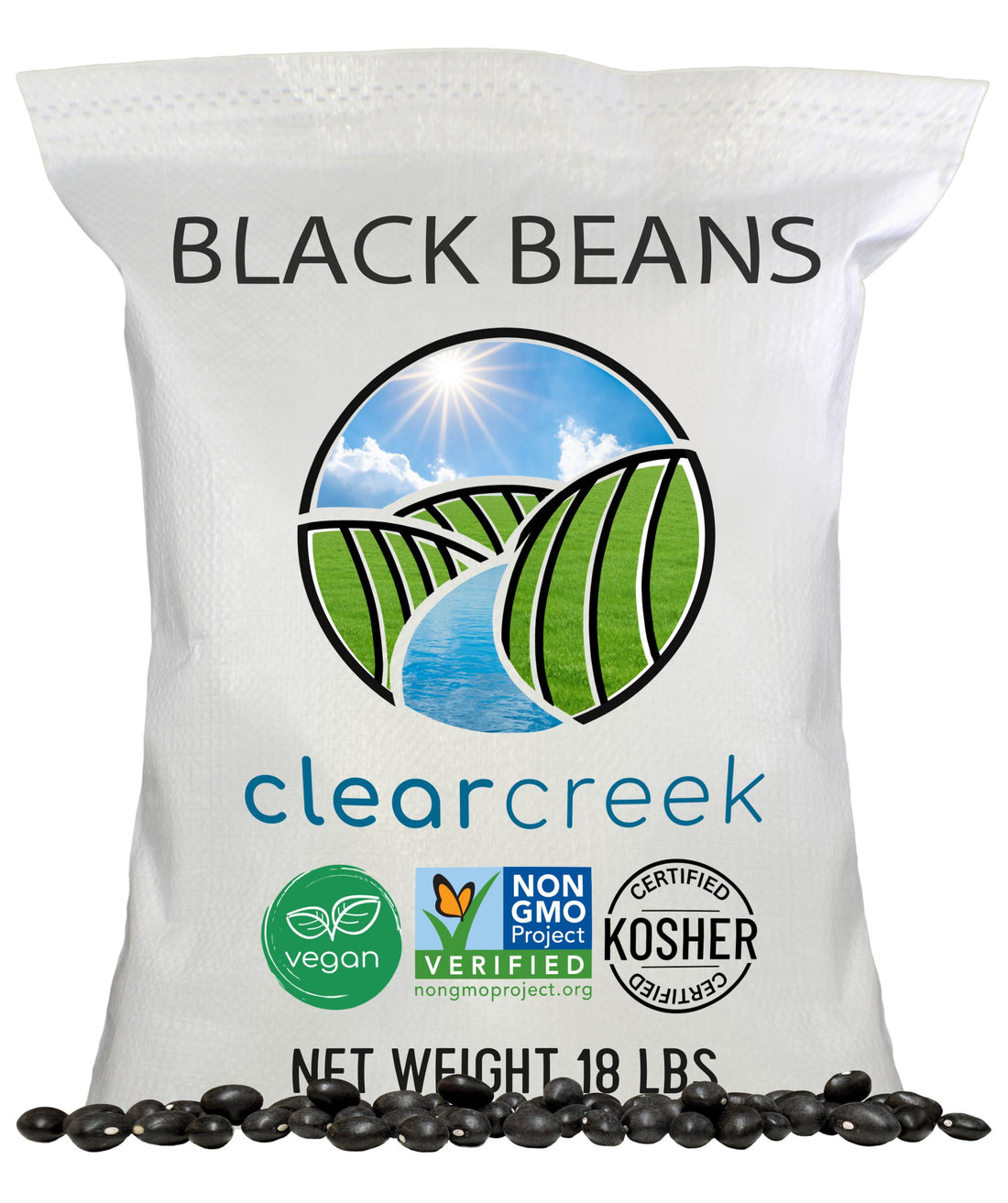 Black beans 18 lbs