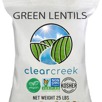 green lentils 25 lbs