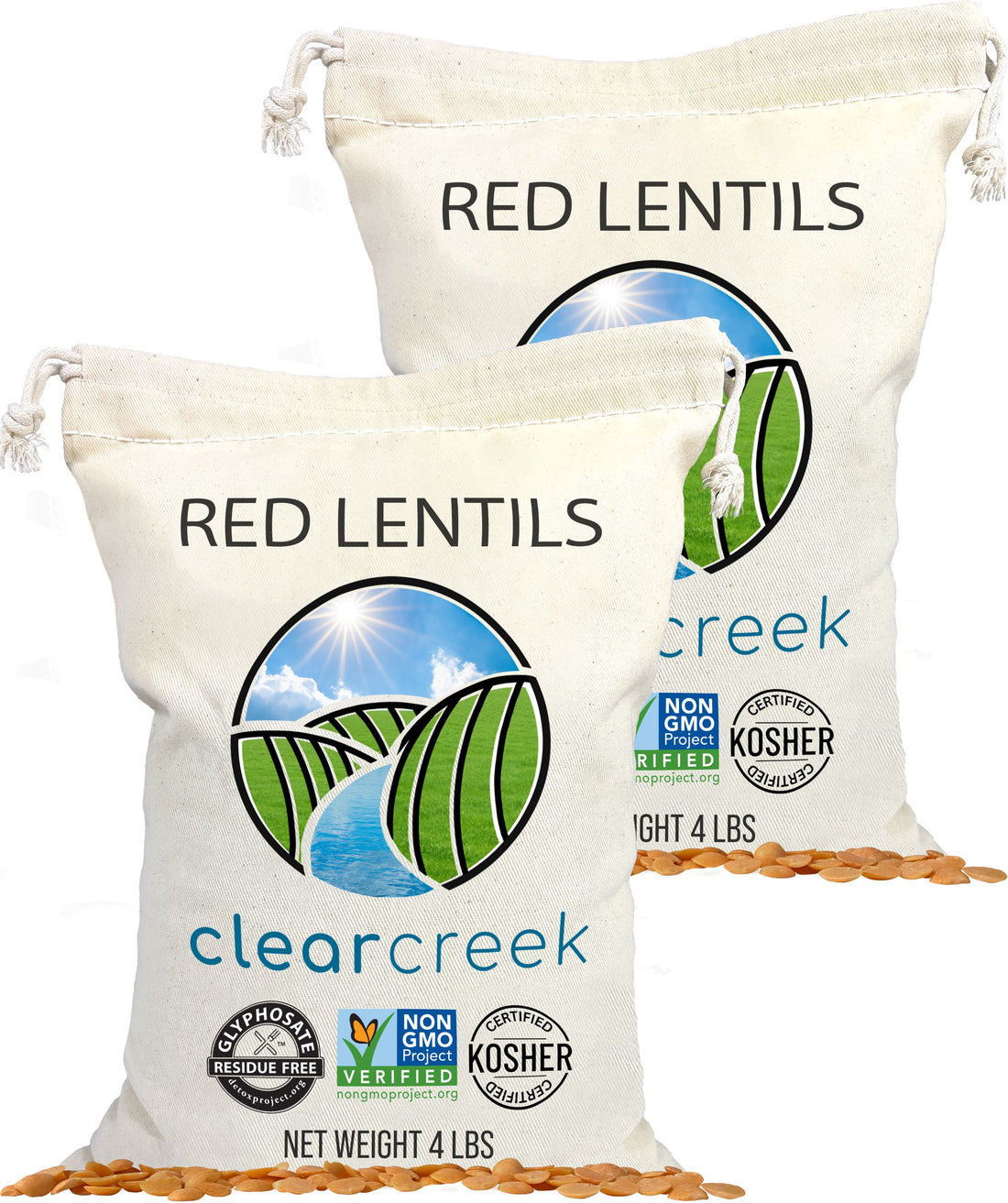red lentils 8 lbs