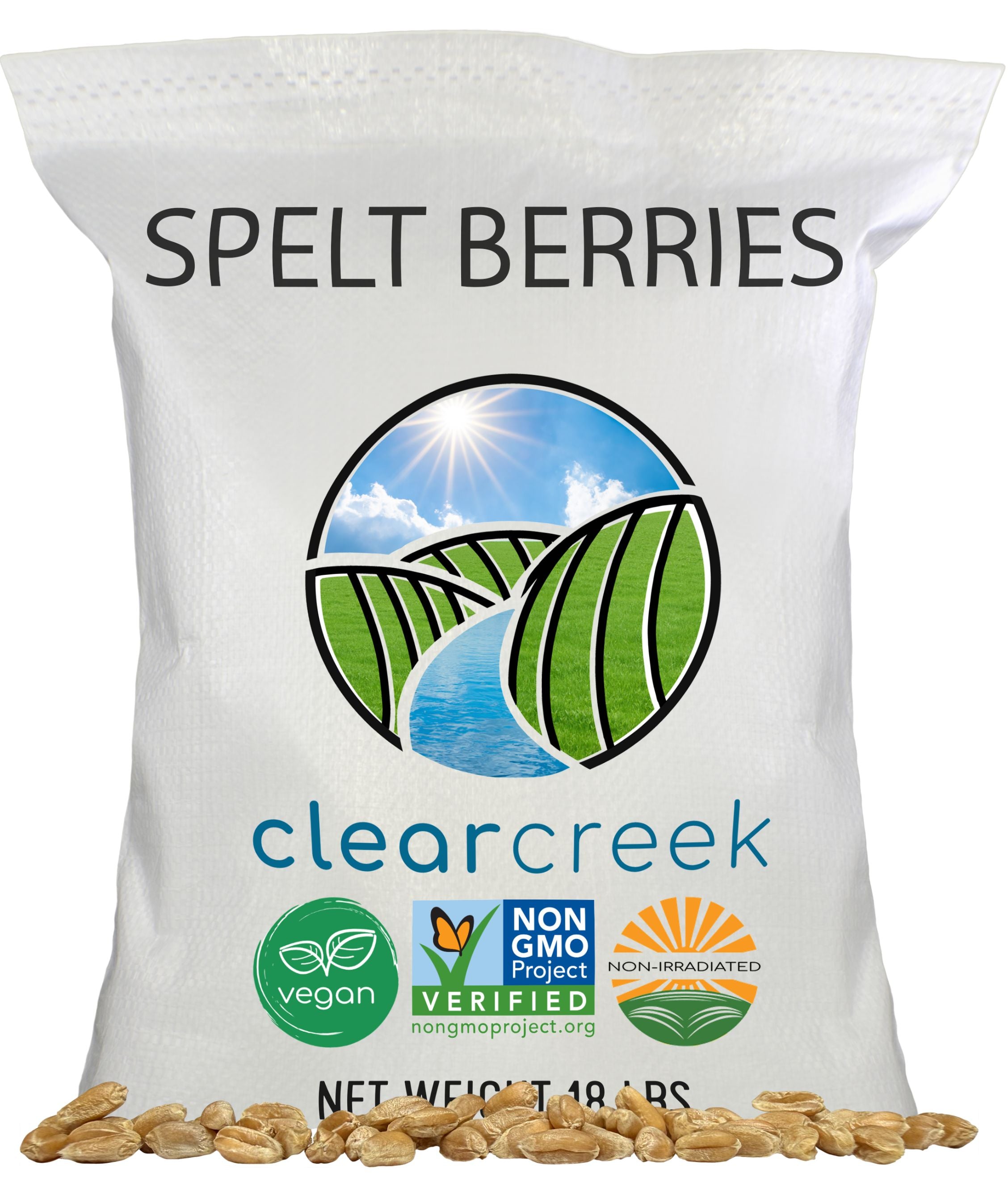 spelt berries 18 lbs