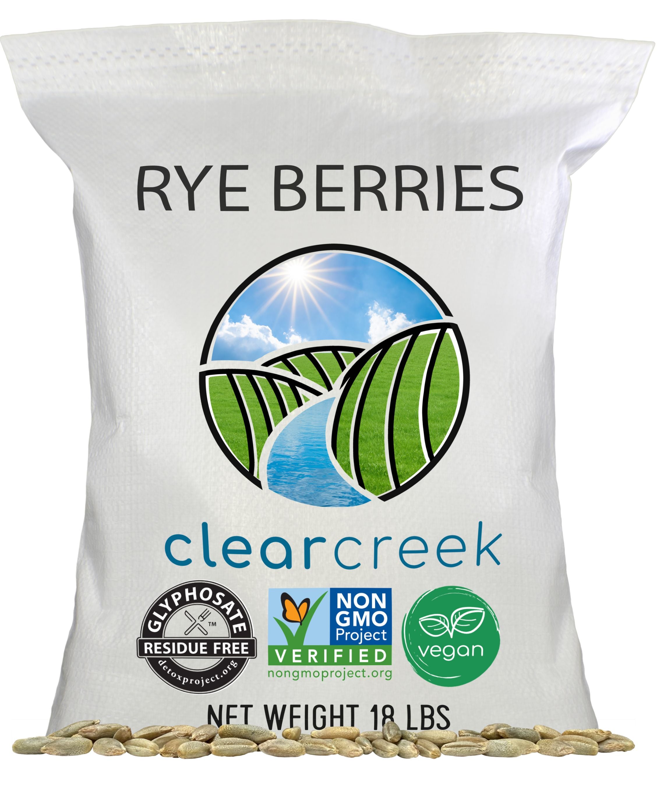 rye berries 18 lbs