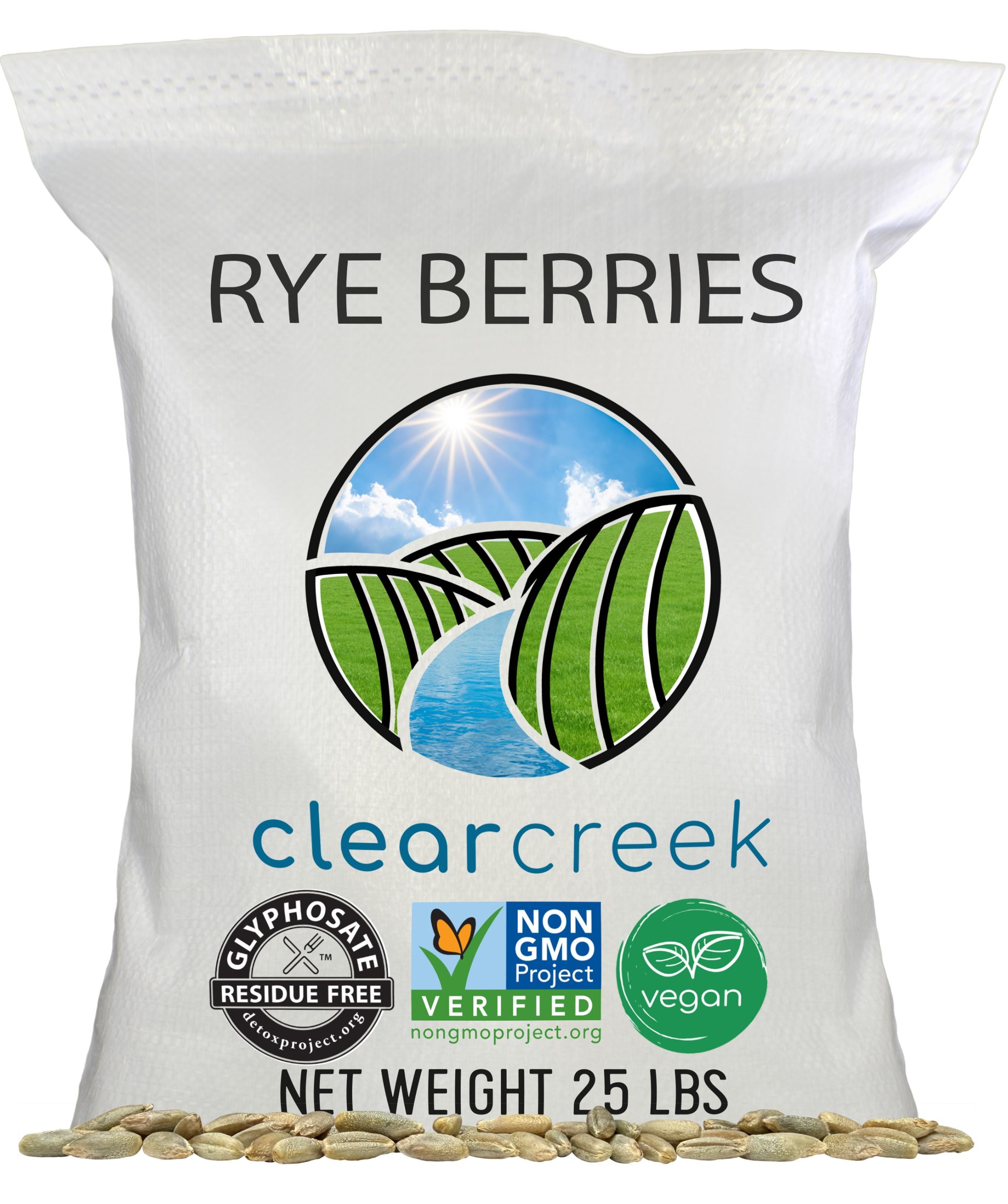 Rye Berries - 25 lb Bag