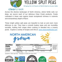 Yellow Split Peas Nutrition Facts