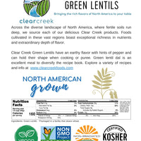 Green Lentils Nutrition FActs