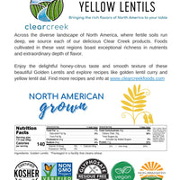 Yellow Lentils Nutrition Facts