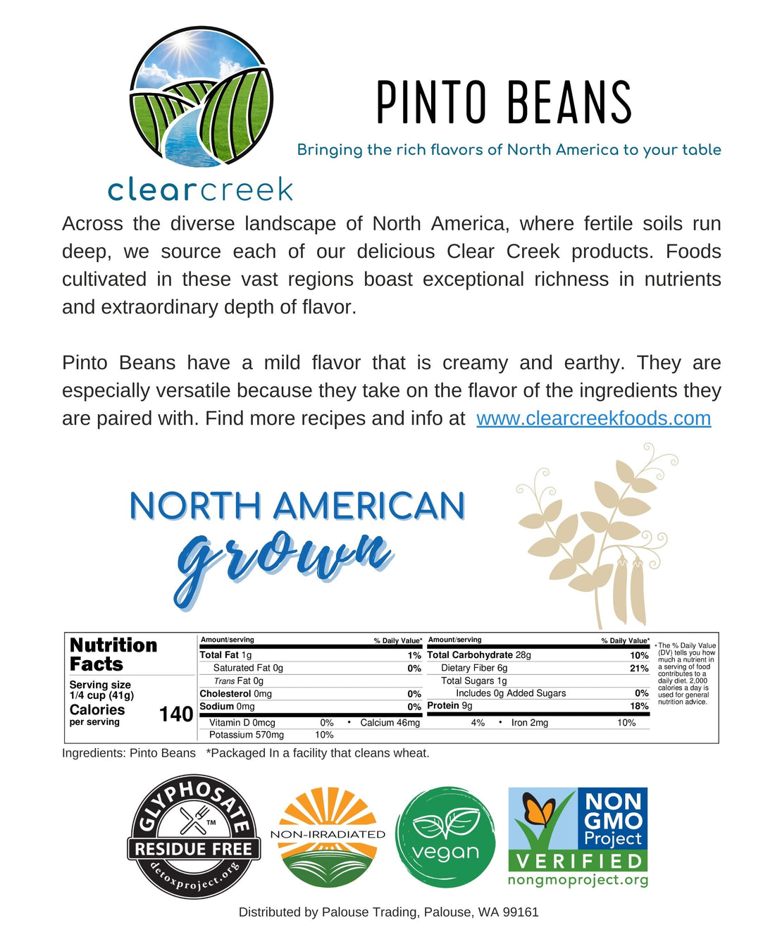 Pinto Beans Nutrition Facts