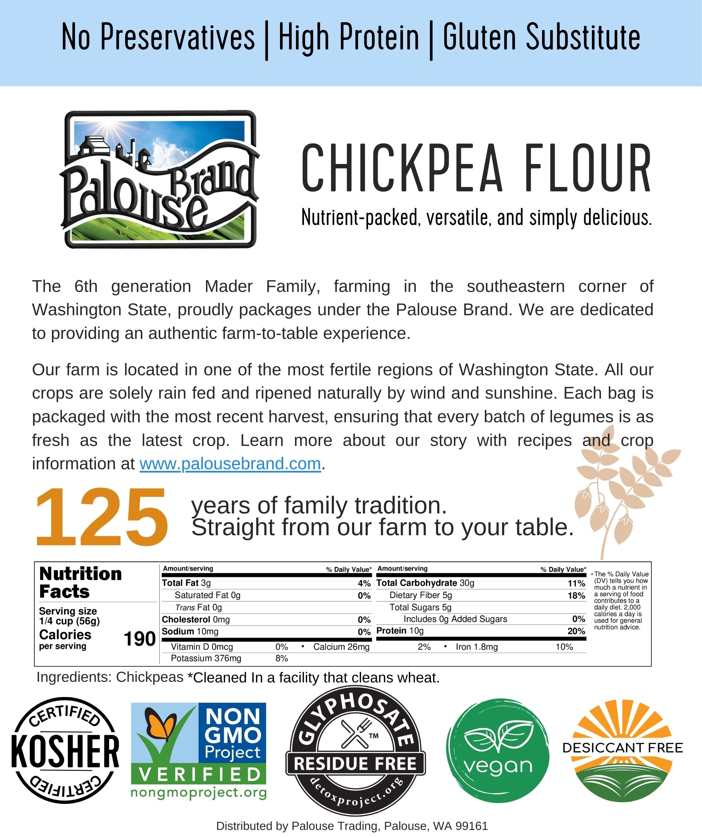 Chickpea Flour Nutrition Facts