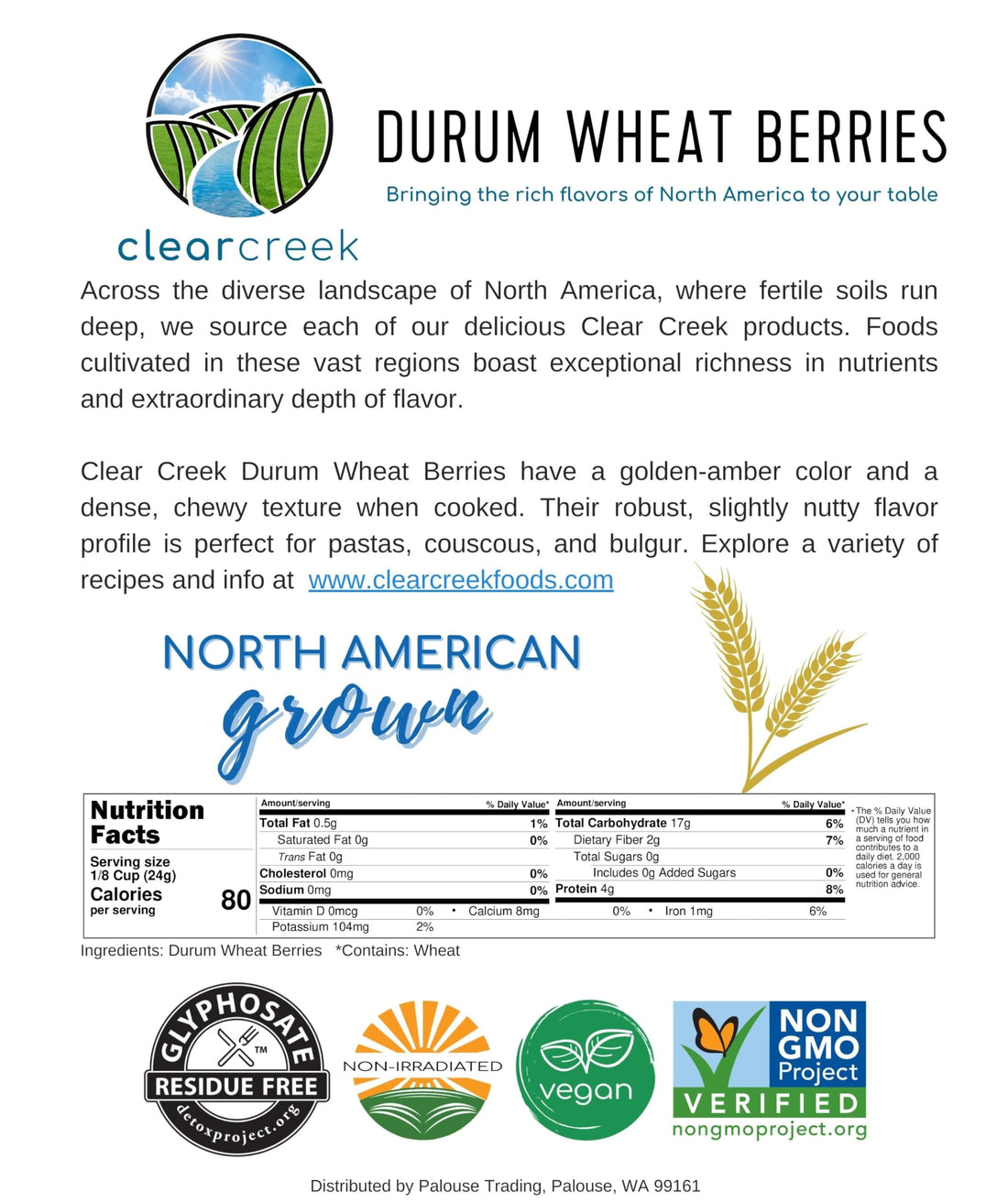 Durum Wheat Berries