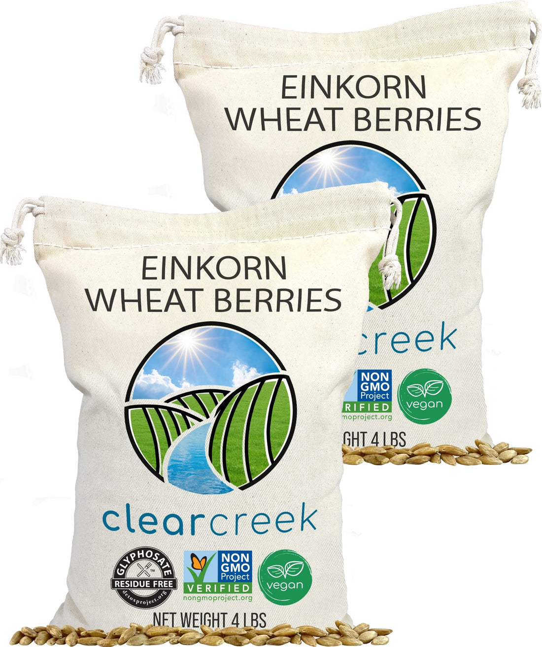 Bulk Einkorn Wheat Berries 8 lbs