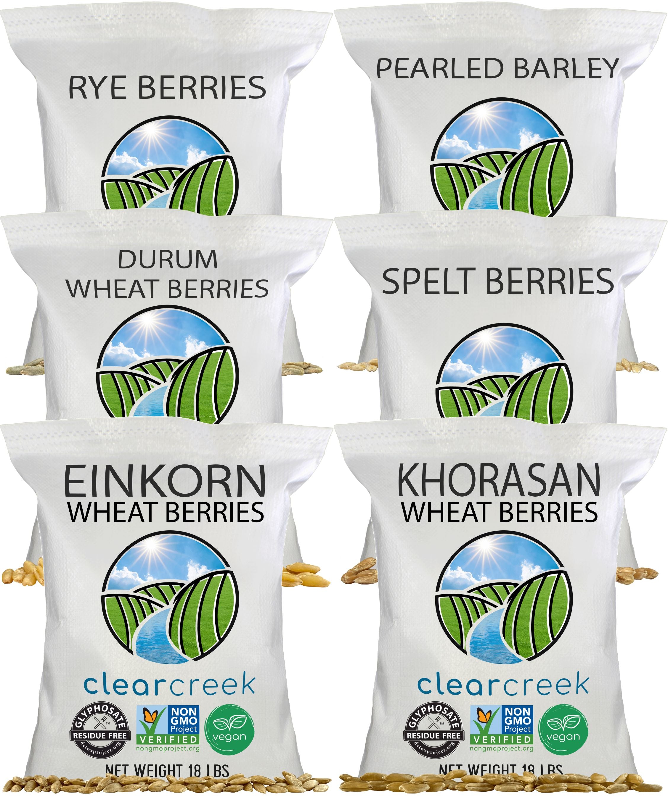 Bulk Variety Grains 108 lbs