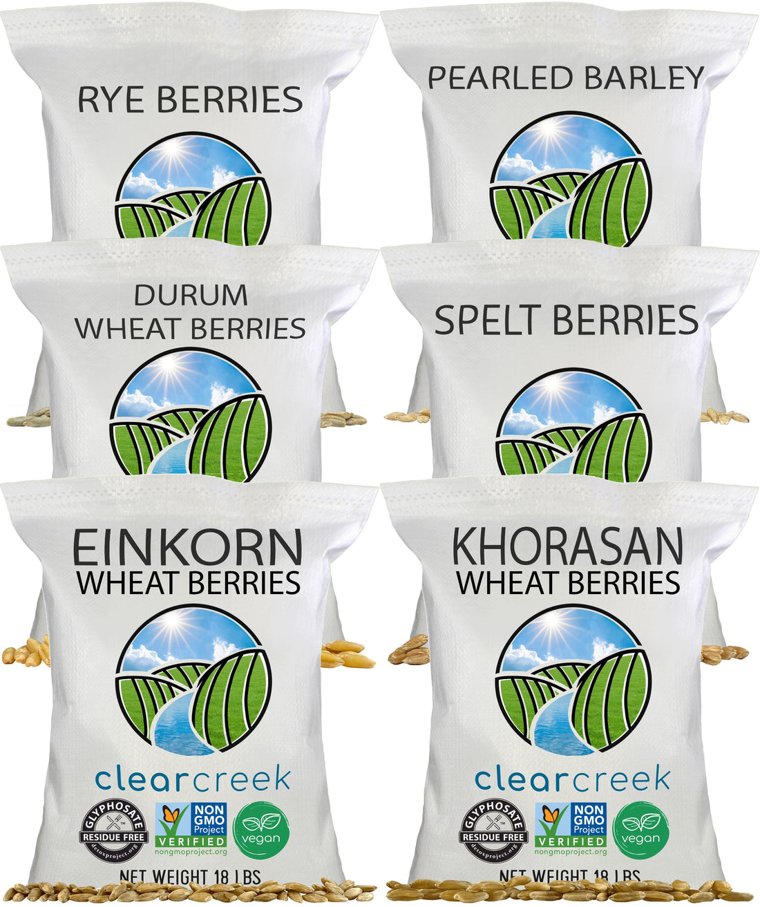 Bulk Variety Grains 108 lbs