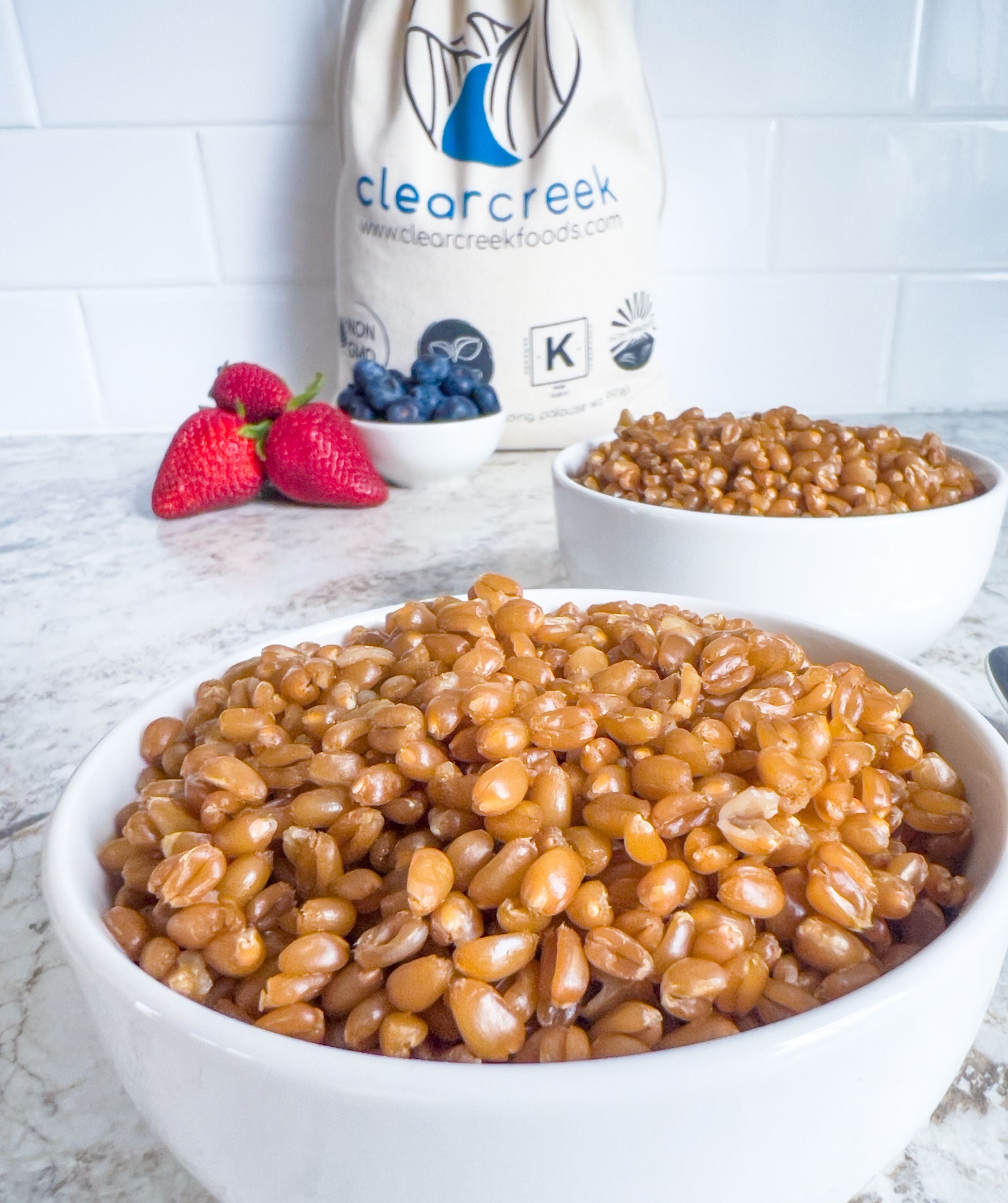 cooked spelt wheat berries