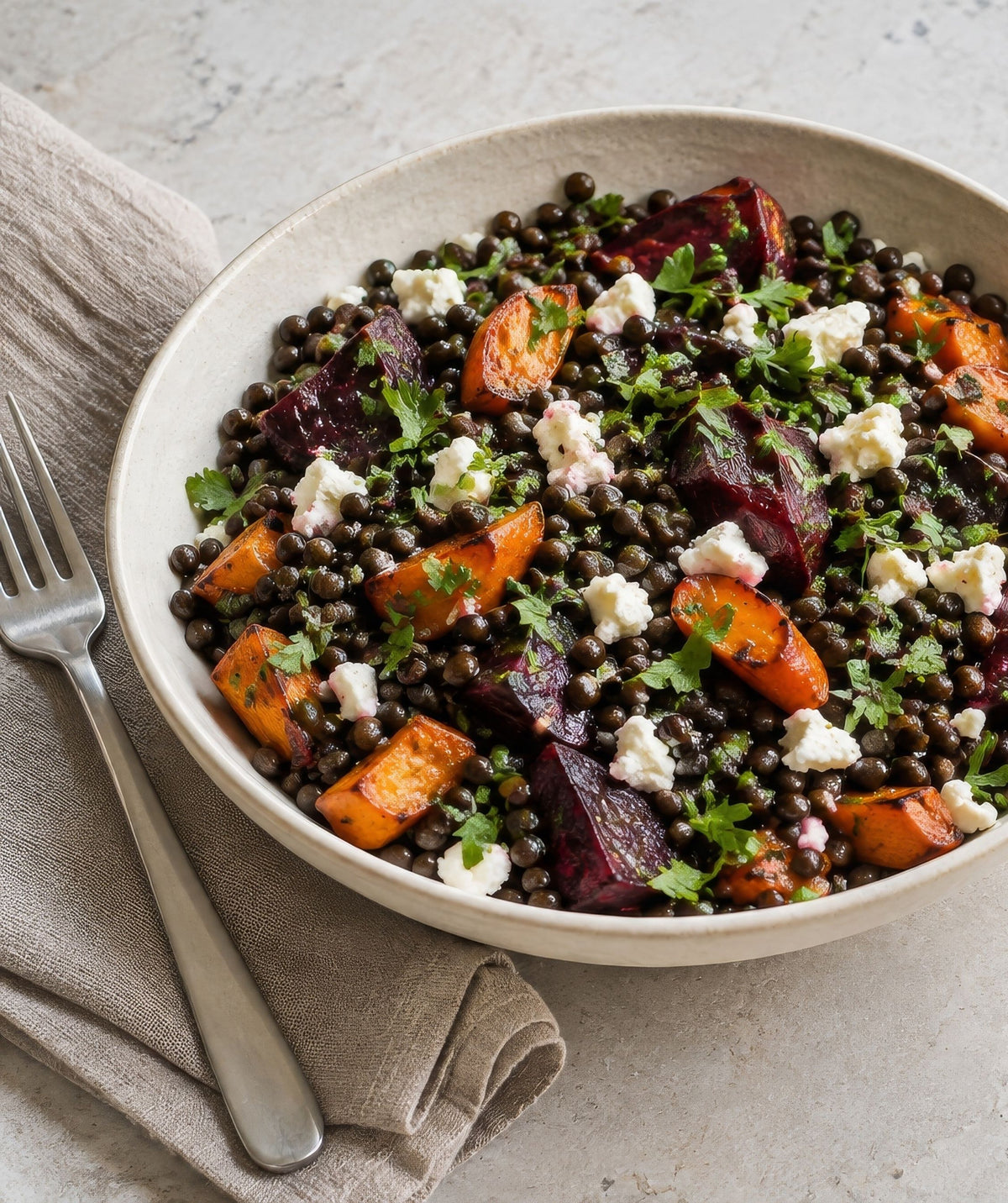 cooking with beluga lentils