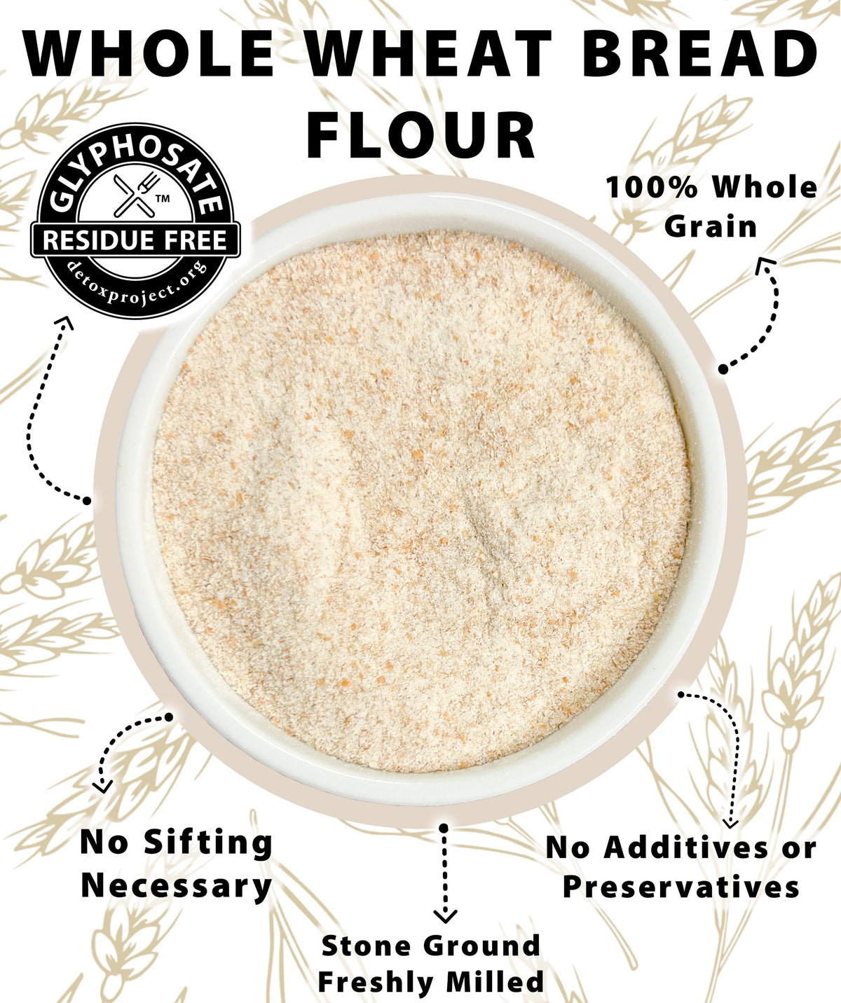 whole wheat bread flour facts