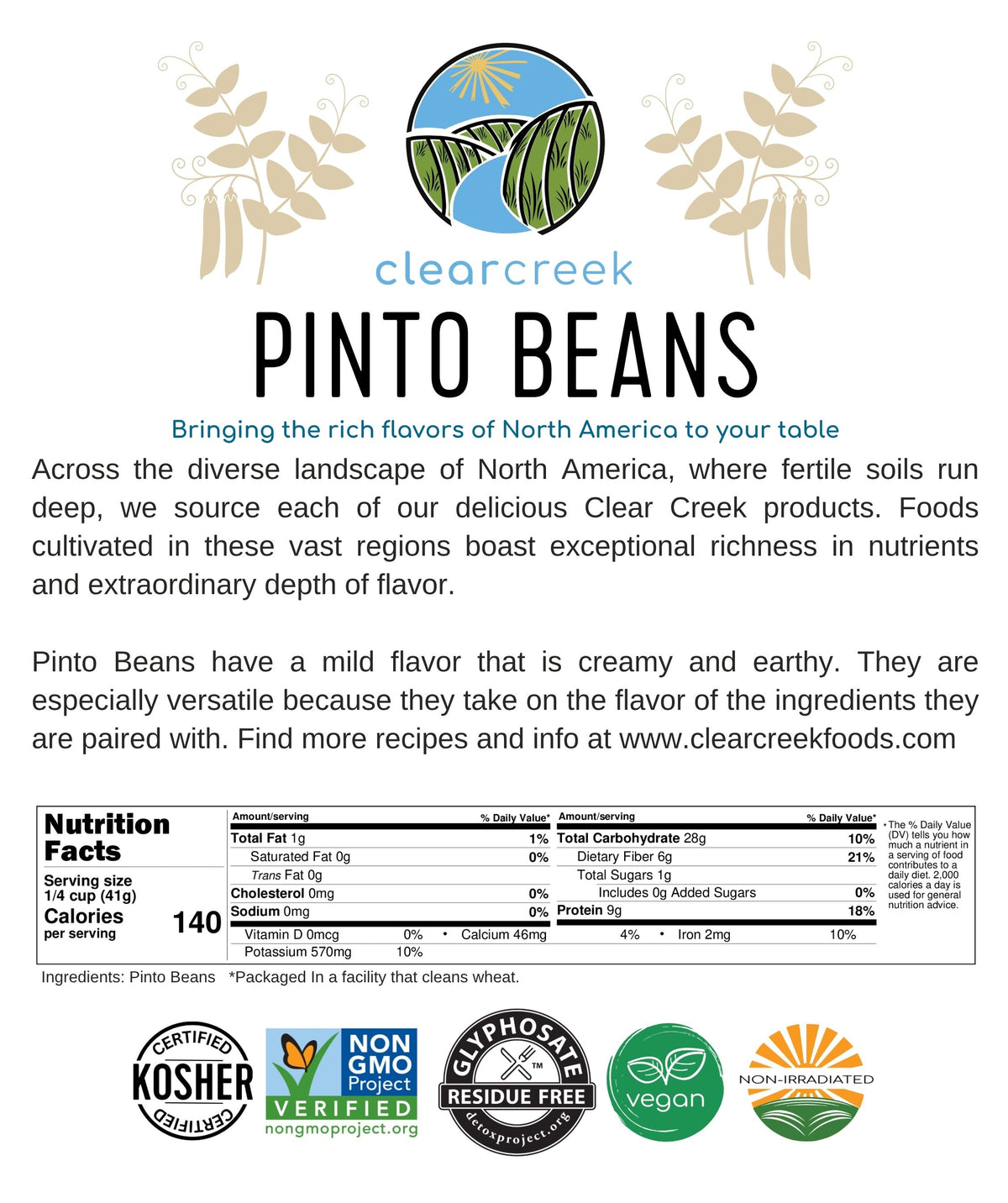 pinto beans nutrition facts