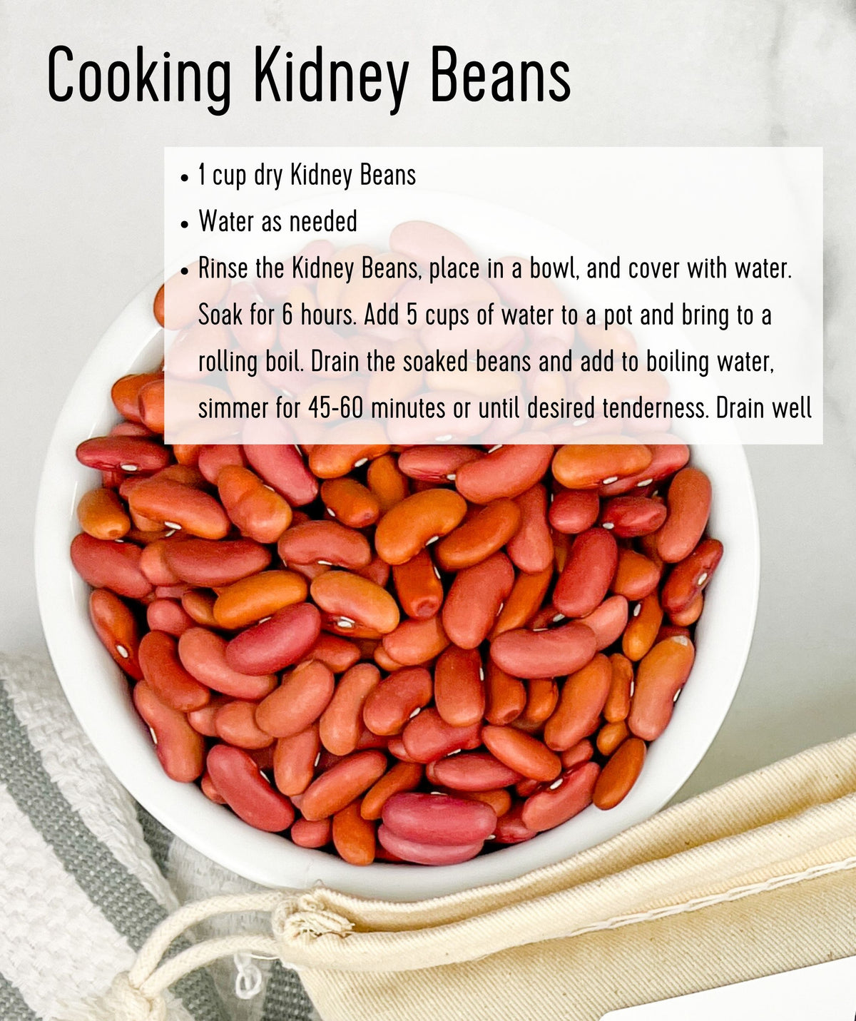 how to cook kidney beans