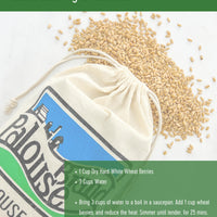 Cook wheat berries