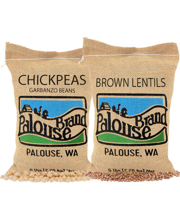 Chickpeas 5 LB,Brown Lentil 5 LB