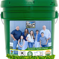 Green Split Peas Long-term Storage Bucket