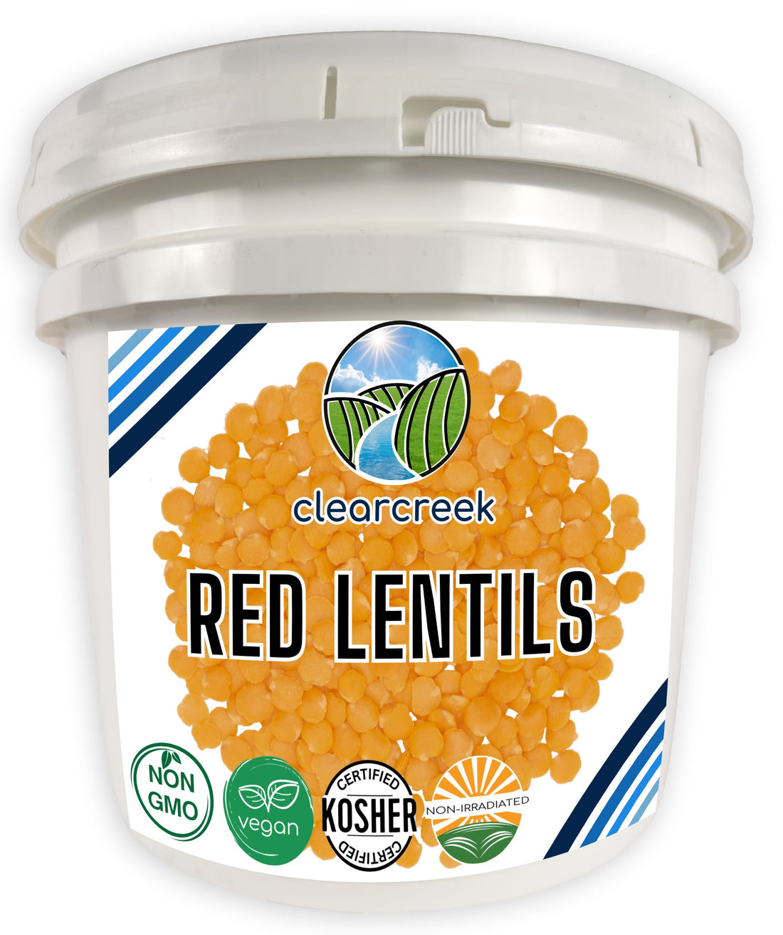 Red Lentils Long Term Storage 25 lbs