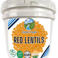 Red Lentils Long Term Storage 25 lbs