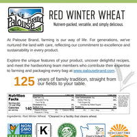 Red Winter Wheat Berries Nutrition Facts