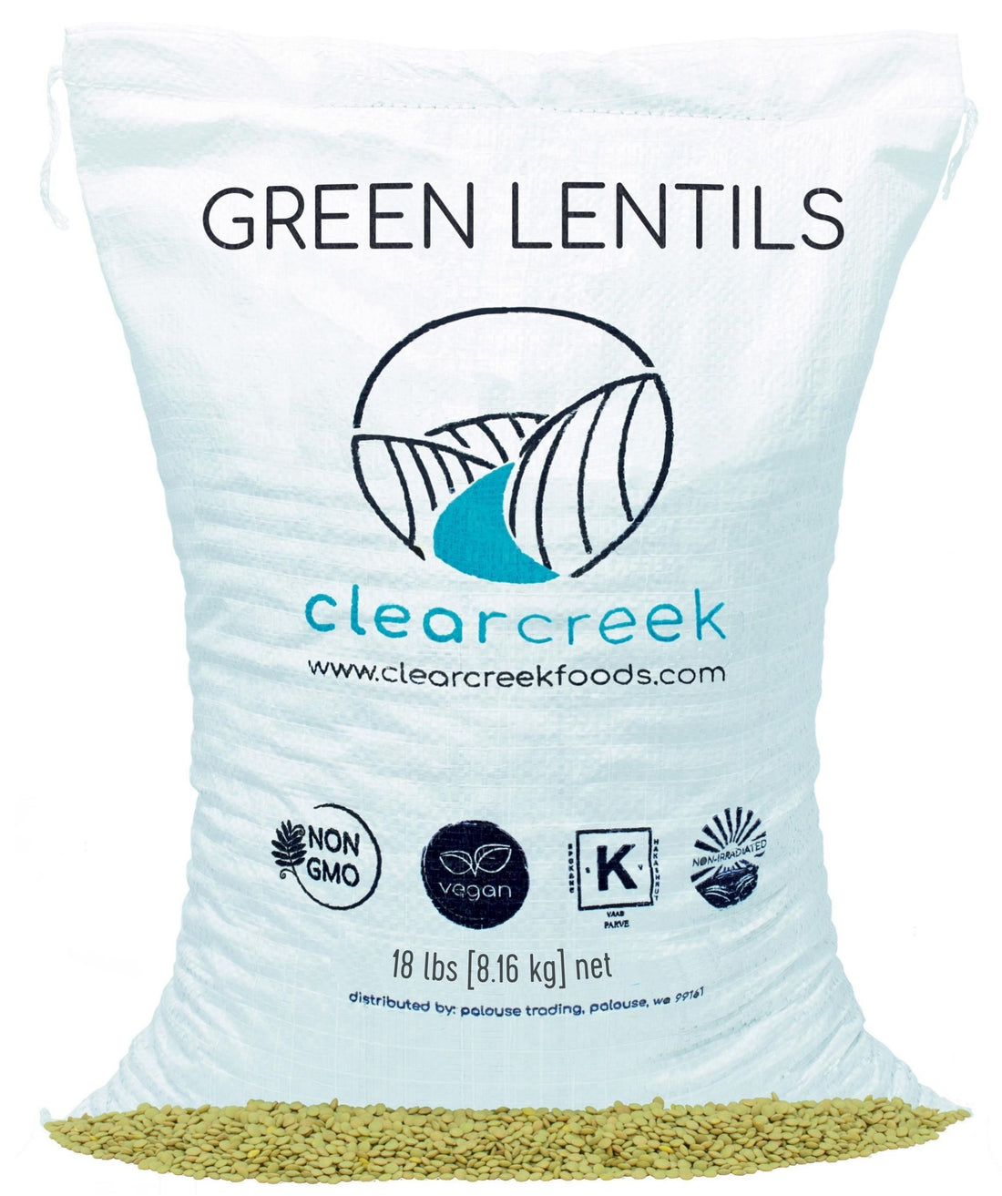 Green Lentils 18 LB