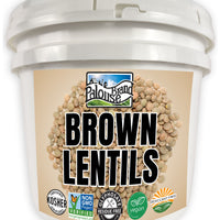 Bulk Brown Lentils Long Term Storage Bucket