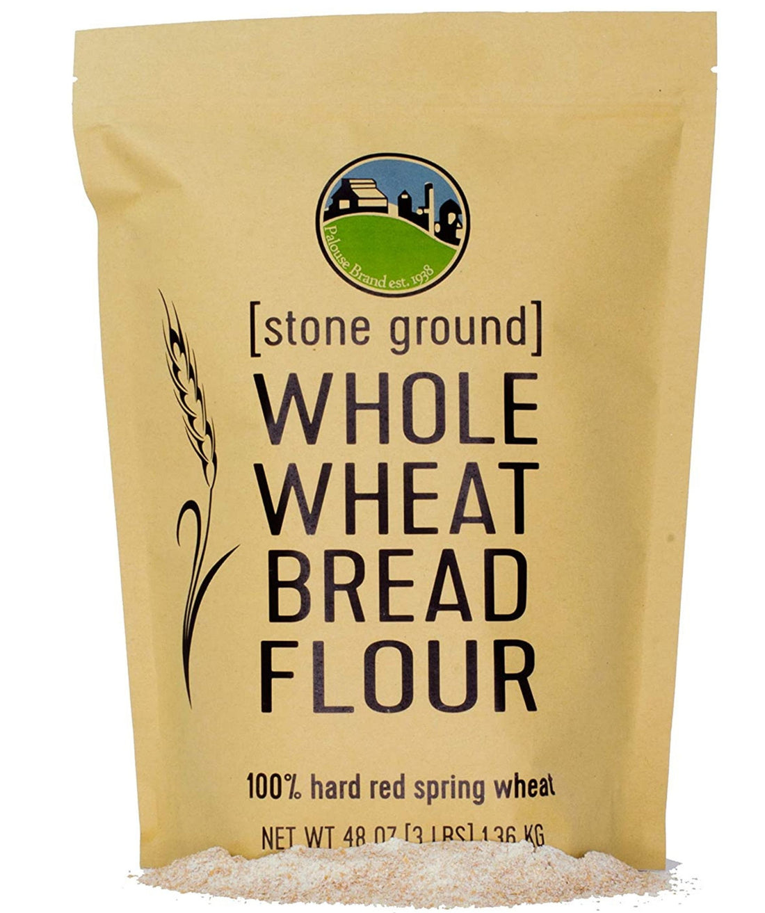 Stone Ground Whole Wheat Bread Flour 3 LB