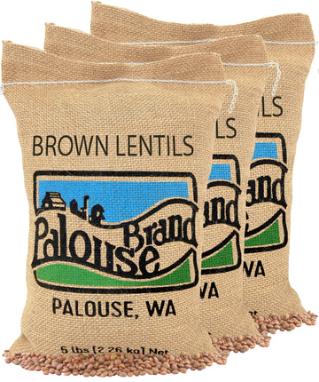 Small Brown Lentils 15 LB 3 pack