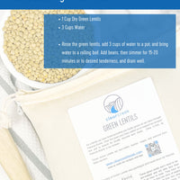 Green Lentil Cooking Directions