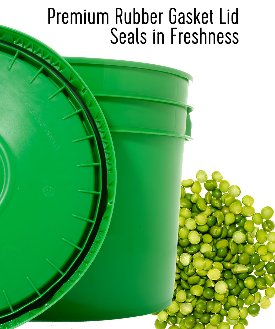 Green Split Peas Bucket Seal