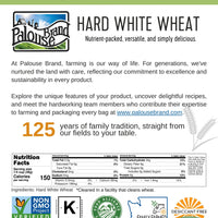 Hard White Wheat Berries Nutrition Facts