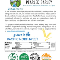 Pearled Barley Nutrition Facts