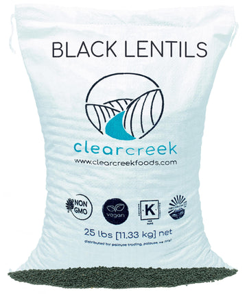 Beluga Lentil Bulk 25 LB Bag