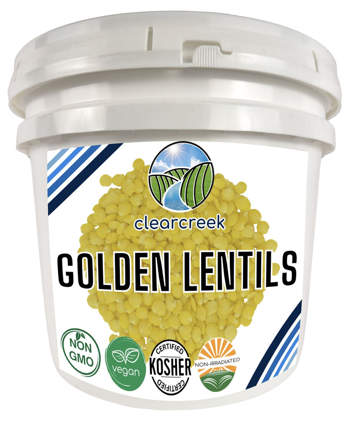 Gold Lentils Long Term Food Storage