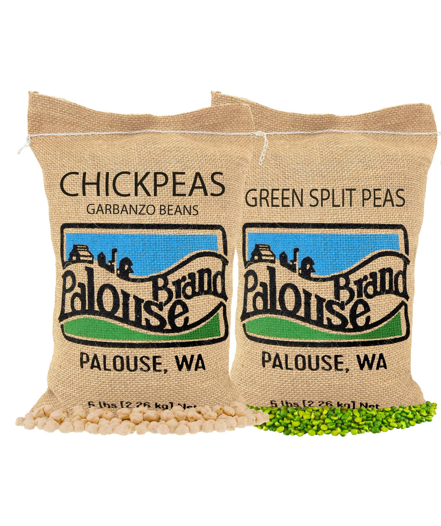 Chickpeas 5 LB,Green Split Peas 5 LB