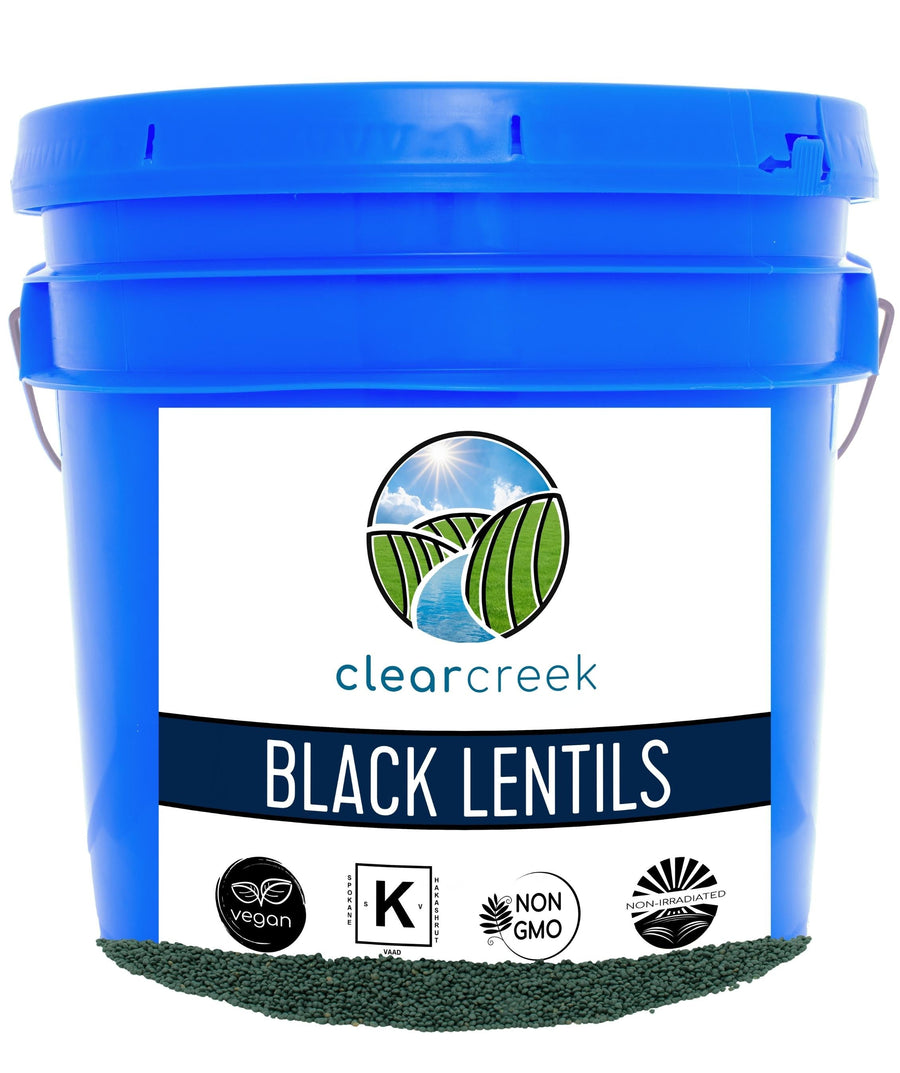 Beluga Lentil Long Term Storage Bucket