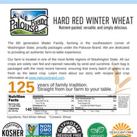 Red Winter Wheat Berries Nutrition Facts