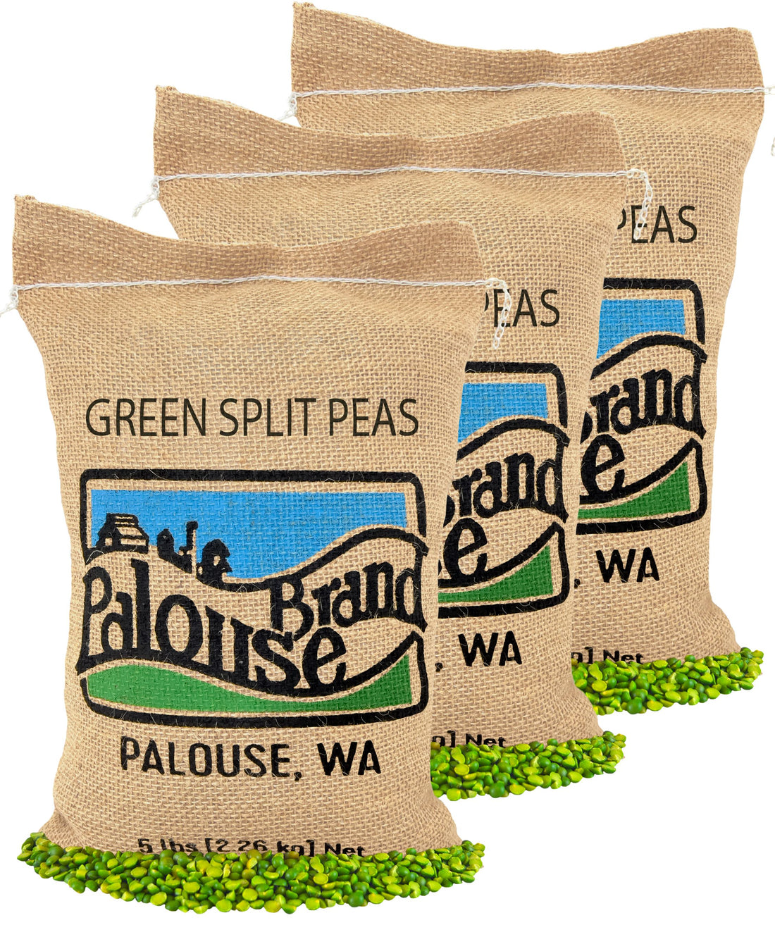 Green Split Peas 15 LB 3 pack