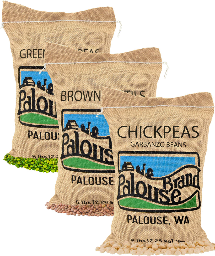 Brown Lentil Chickpea Green Split Pea 15 LB