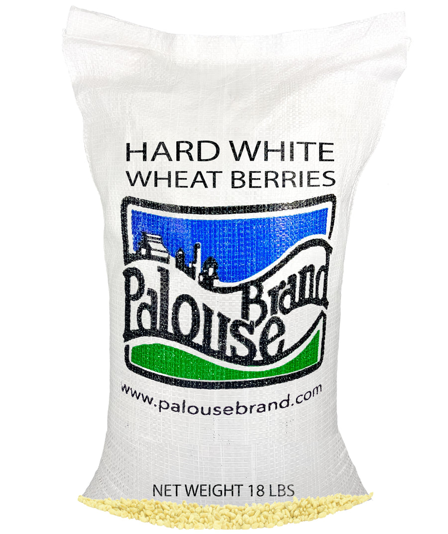 Palouse Brand Bulk Hard White Wheat Berries, 18 LBS
