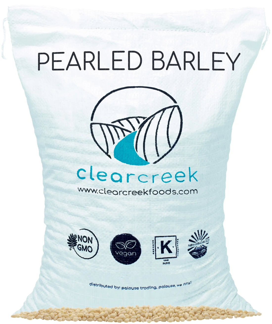Clear Creek, Pearled Barley, 18 lbs Bulk