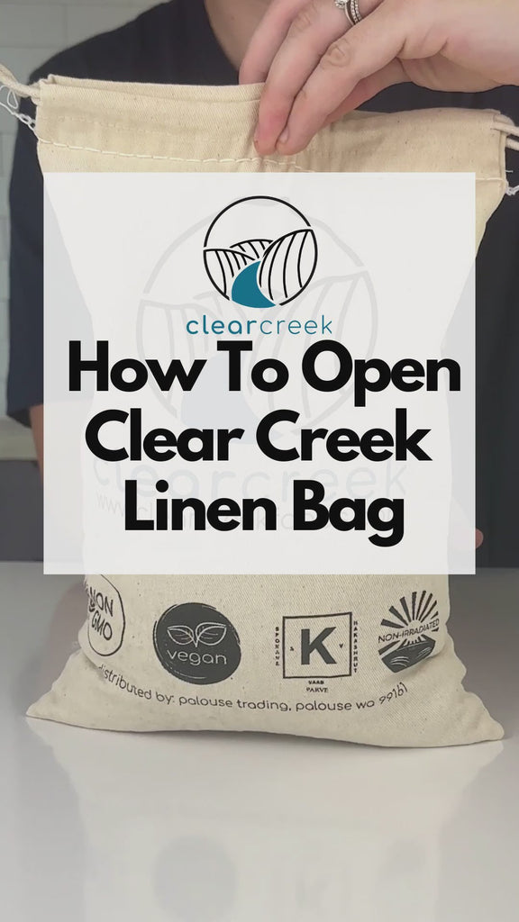 How to open linen bag