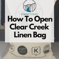 How to open linen bag