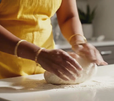 bread dough baking