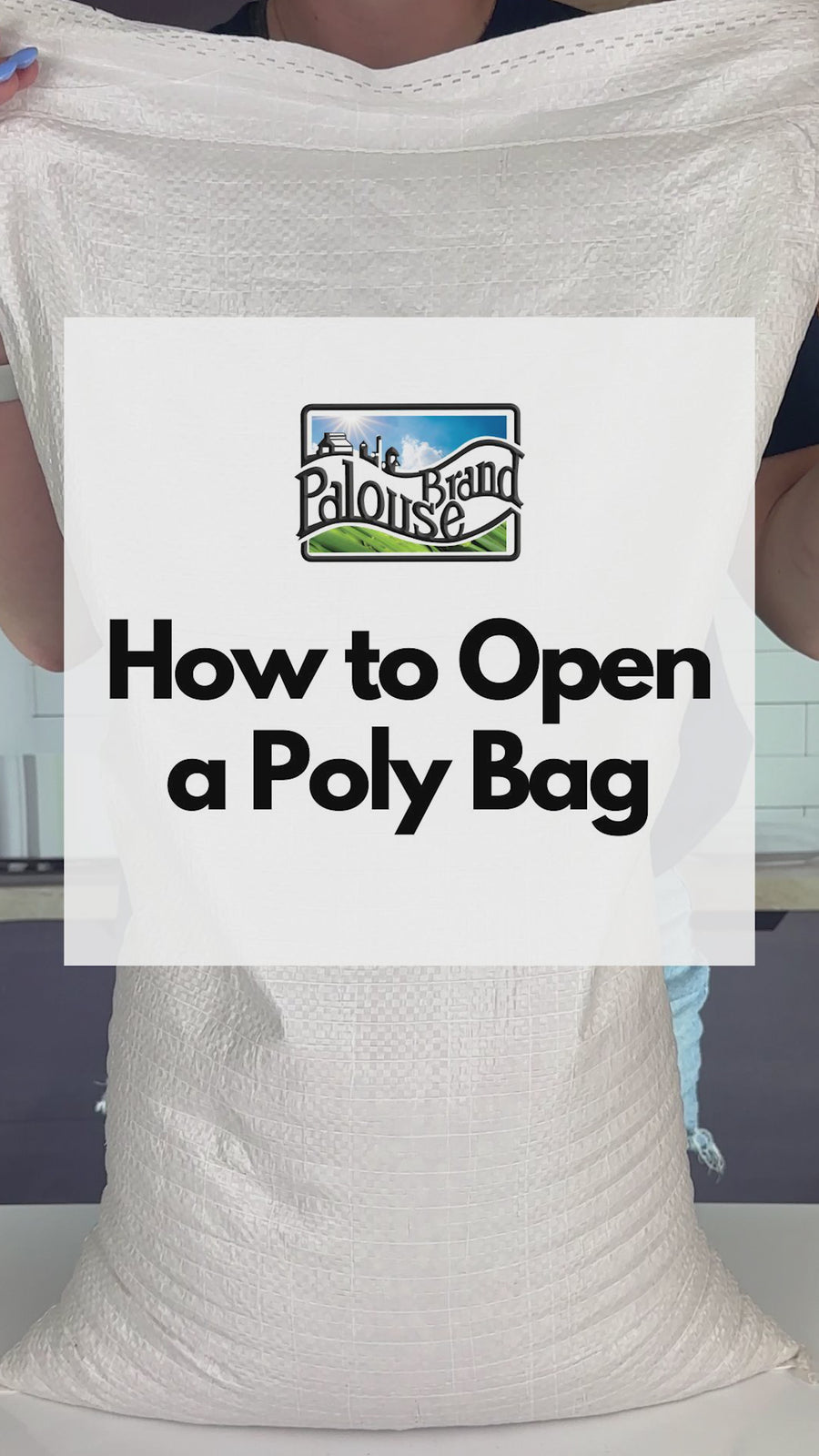 How to open poly bag